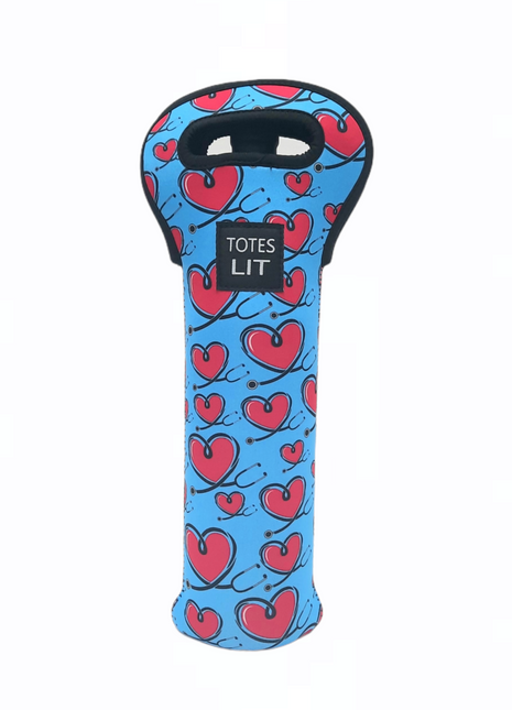 Love A Nurse Wine Bottle Tote