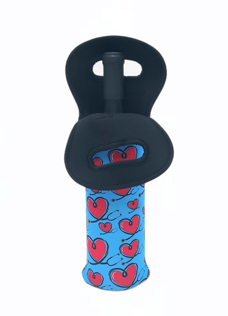 Love A Nurse Wine Bottle Tote