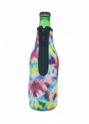 Purple Tie Dye 12oz Bottleneck Sleeve