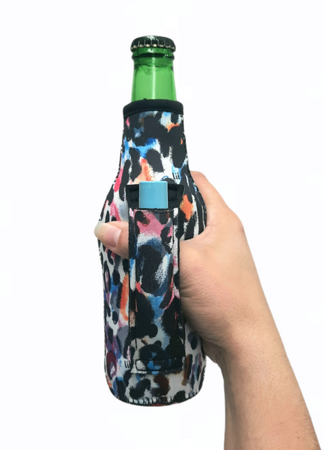 Watercolor Leopard 12oz Bottleneck Handler™