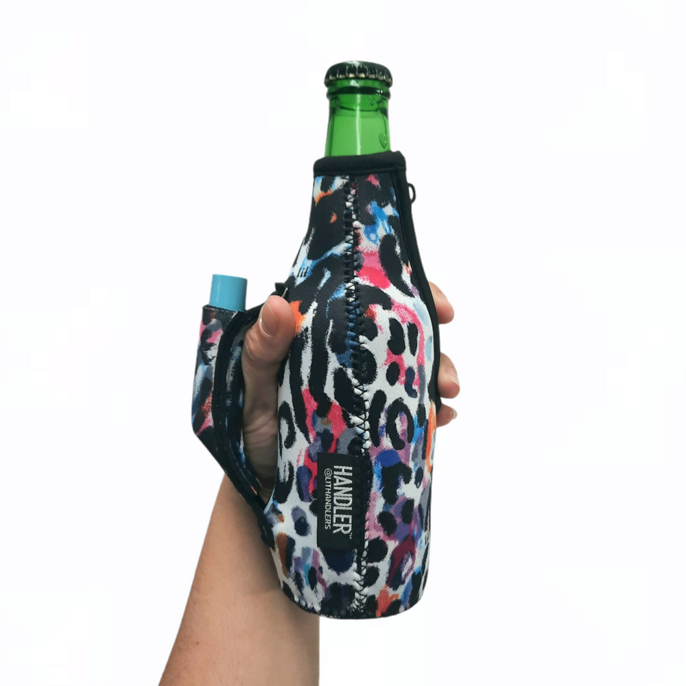 Watercolor Leopard 12oz Bottleneck Handler™