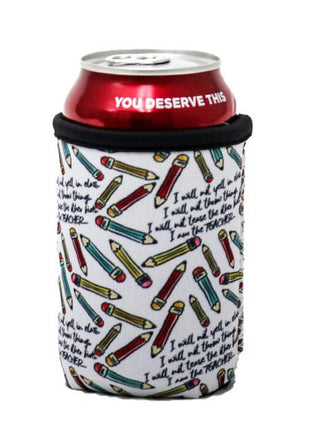I Am the Teacher 12oz Stubby Can Cooler