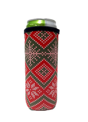 Christmas Sweater 12 OZ Slim can cooler