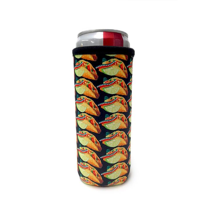 Let's Taco Bout It 12oz Slim Can Cooler