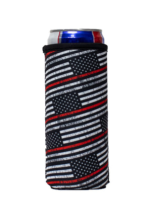 Red Line 12oz Slim Can Cooler