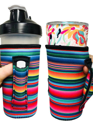 Pink Serape 20oz Large Coffee / Tea / Tumbler Handler™
