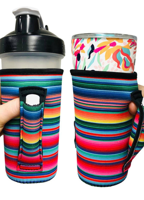 Pink Serape 20oz Large Coffee / Tea / Tumbler Handler™