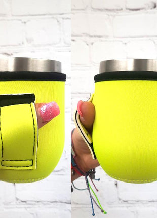 Solid Color 12oz Wine Tumbler Handler