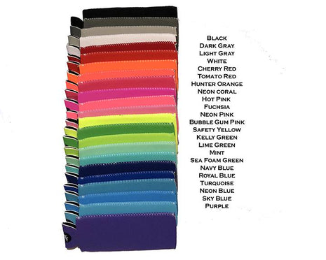 12oz Slim/Skinny Neoprene Collapsible Energy Drink Can Cooler Sleeve