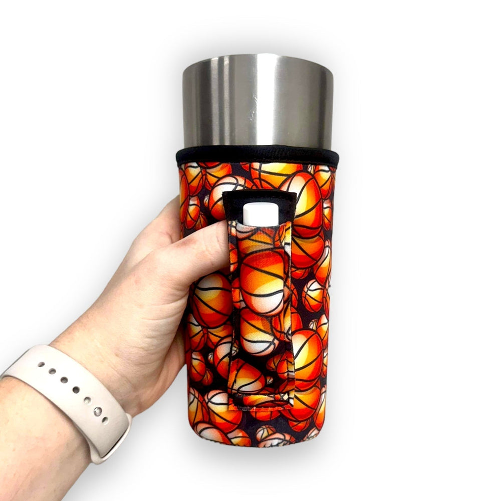 Basketball 20oz Large Coffee / Tea / Tumbler Handler™ - Drink Handlers