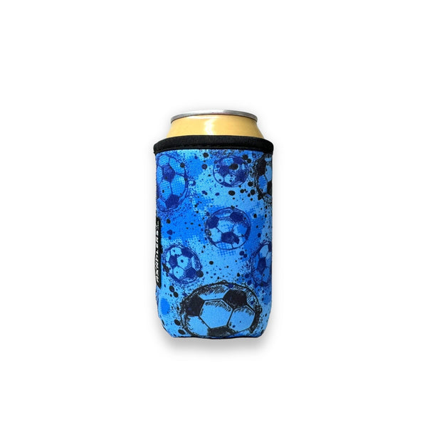 Blue Soccer 12oz Stubby Can Handler™ - Drink Handlers