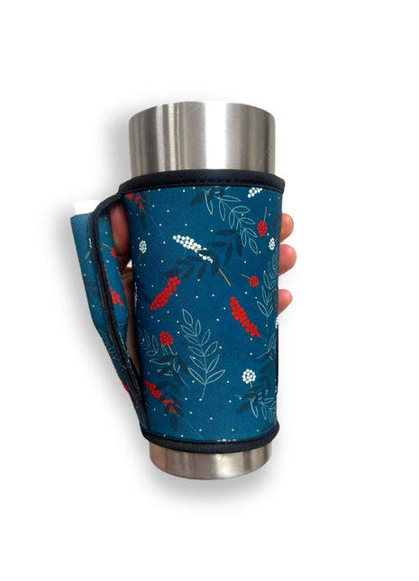 Christmas Holly Large / XL Bottomless Handler™ - Drink Handlers