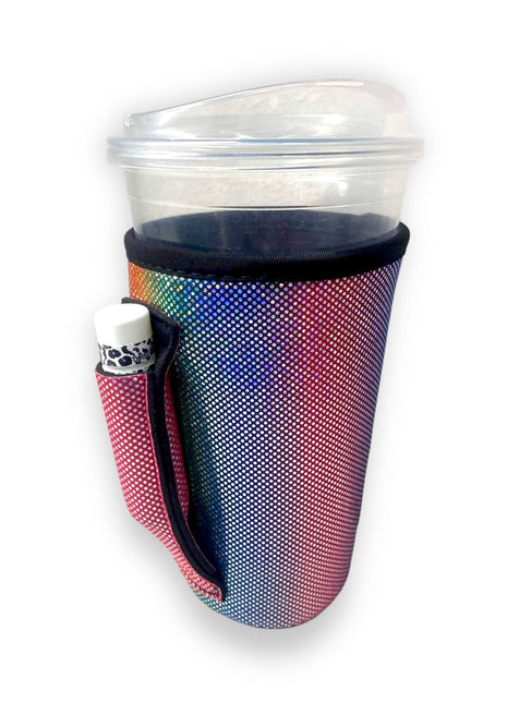 Cosmic Craze 16oz PINT Glass / Medium Fountain Drinks and Hot Coffee Handlers™ - Drink Handlers