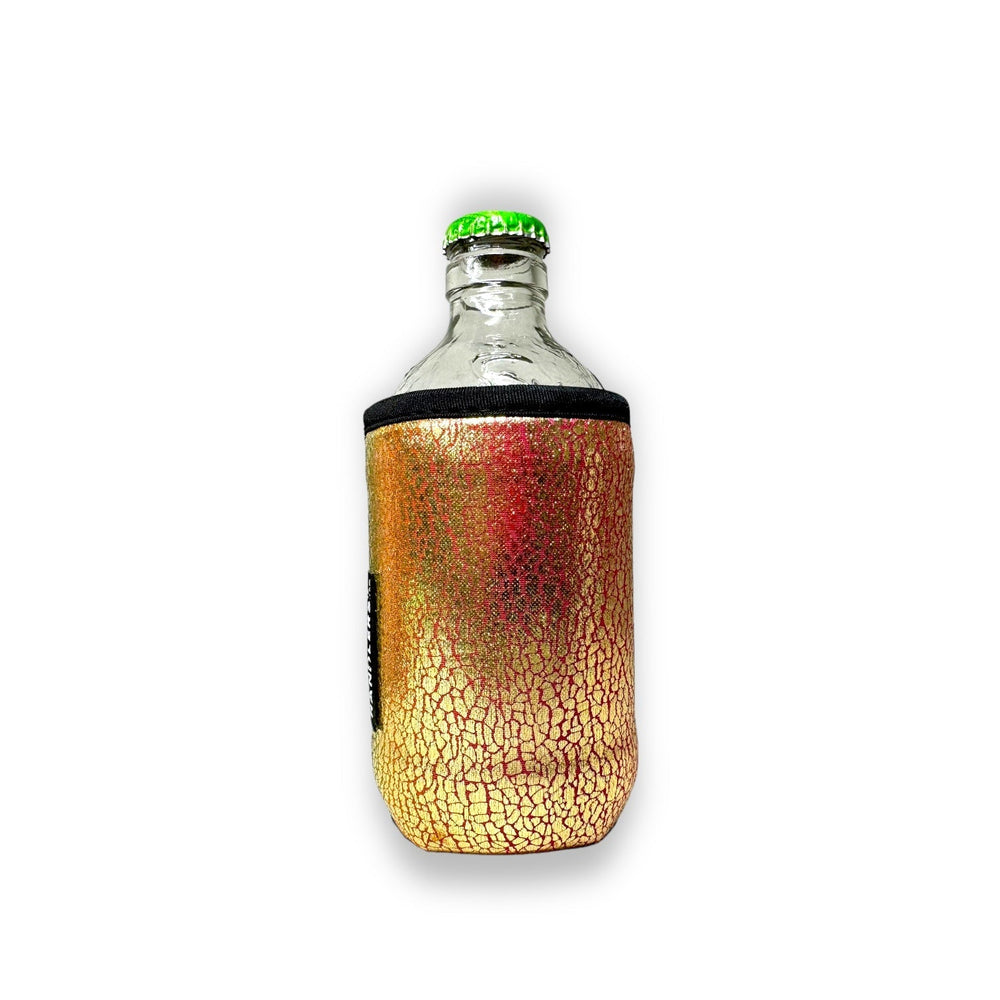 Glimmering Gold 12oz Stubby Can Handler™ - Drink Handlers