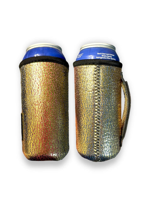 Glimmering Gold 16oz Can Handler™ - Drink Handlers