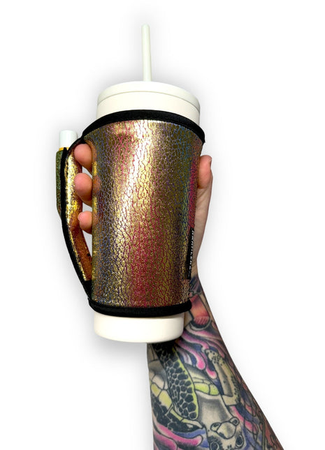 Glimmering Gold Large / XL Bottomless Handler™ - Drink Handlers