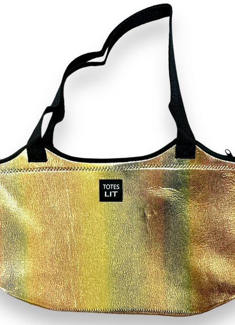 Glimmering Gold Neoprene Tote - Drink Handlers