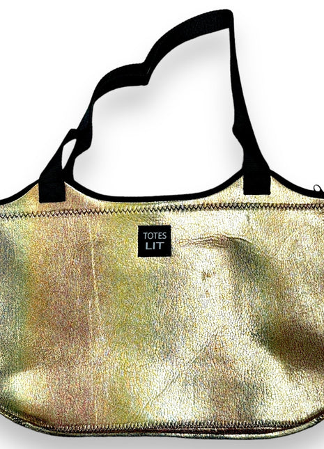 Glimmering Gold Neoprene Tote - Drink Handlers