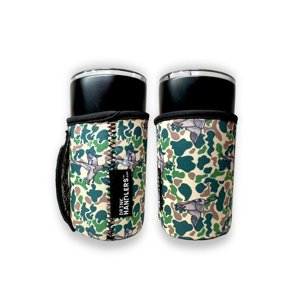 Green Duck Camo 12oz Stubby Can Handler™ - Drink Handlers