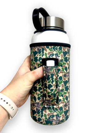 Green Duck Camo 30oz Tumbler Handler™ - Drink Handlers