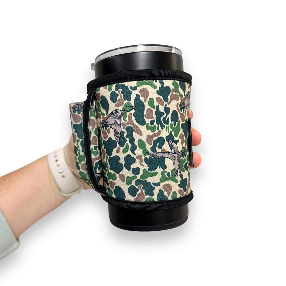 Green Duck Camo Small / Medium Bottomless Handler™ - Drink Handlers