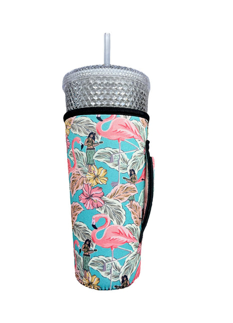 Hawaiian Flamingo 30oz Tumbler Handler™
