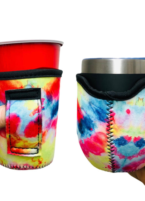 Tie Dye 12oz Wine Tumbler Handler