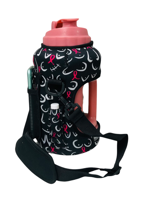 Pink Ribbon 1/2 Gallon Jug Carrying Handler™