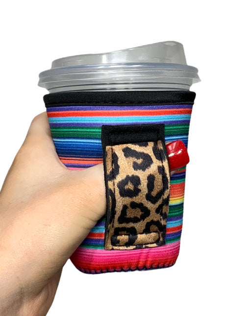 Pink Serape w/ Leopard Small & Medium Coffee Handler™