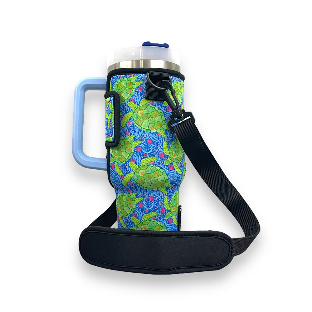 Sea turtles 40oz Tumbler With Handle Sleeve