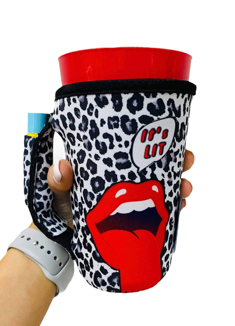 It’s Lit 16oz PINT Glass / Medium Fountain Drinks and Tumbler Handlers™