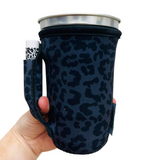 Black Leopard 16oz PINT Glass / Medium Fountain Drinks and Hot Coffee Handlers™