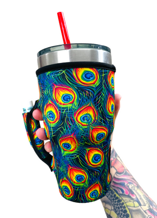 Peacock Feathers 30oz Tumbler Handler™