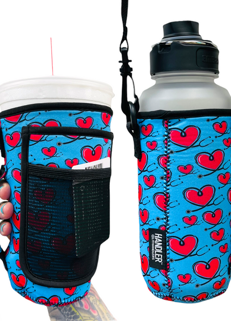 Love A Nurse 30-40oz Tumbler Handler™  With Carrying Strap