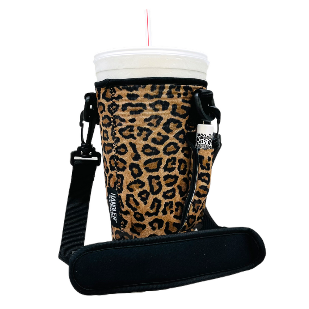 Leopard 30-40oz Tumbler Handler™  With Carrying Strap