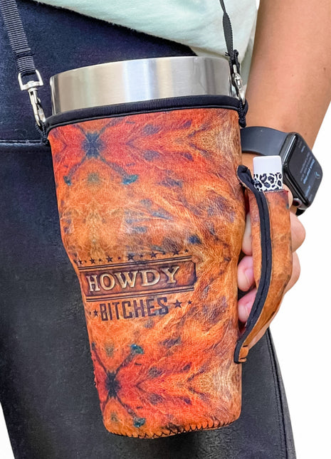 30oz Large Coffee Handler™ W/ Carrying Strap
