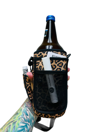 Leopard 30-40oz Tumbler Handler™  With Carrying Strap