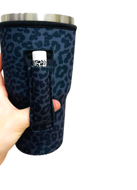 Black Leopard 30oz Tumbler Handler™
