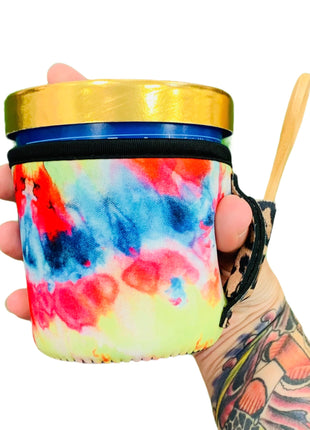 Tie Dye w/ Leopard Pint Size Ice Cream Handler™