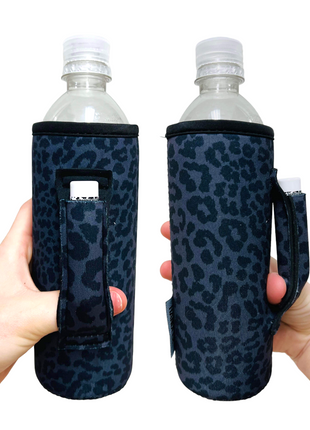 Black Leopard 16-24oz Soda & Water Bottle / Tallboy Can Handler™
