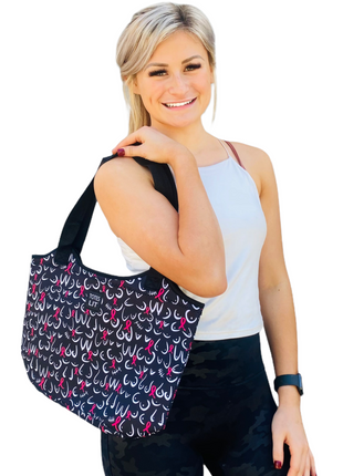 Pink Ribbon Neoprene Tote