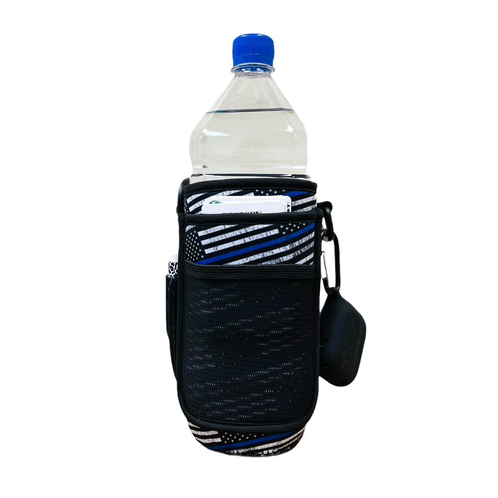 Back The Blue 30-40oz Tumbler Handler™  With Carrying Strap