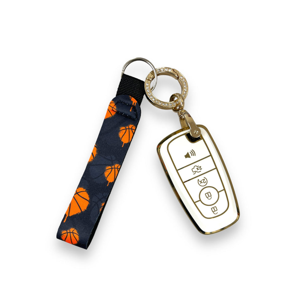 Basketball Wristlet Keychain