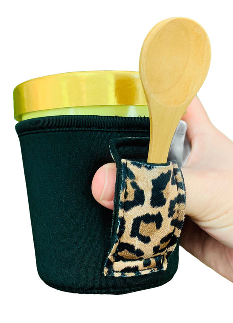 Black w/ Leopard Pint Size Ice Cream Handler™