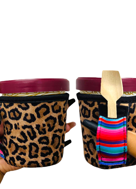 Leopard w/ Serape Pint Size Ice Cream Handler™