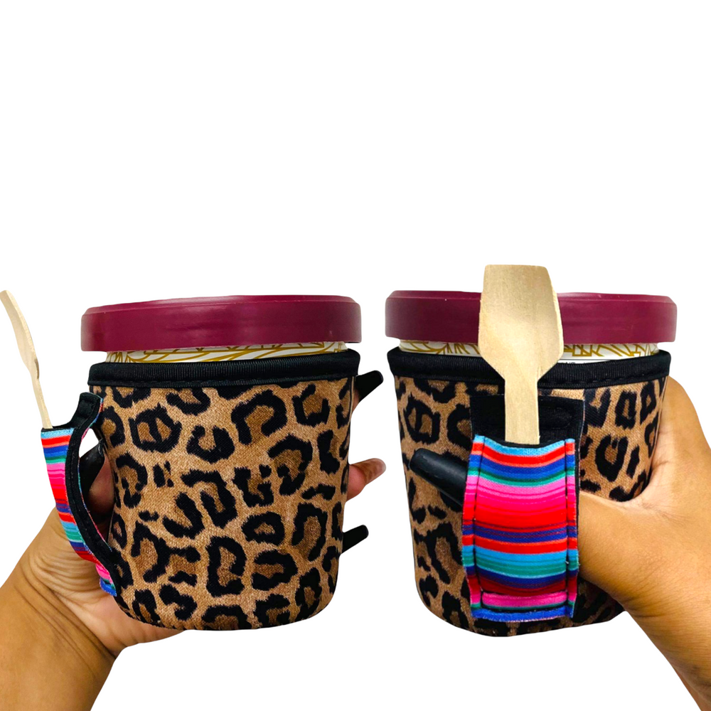 Leopard w/ Serape Pint Size Ice Cream Handler™