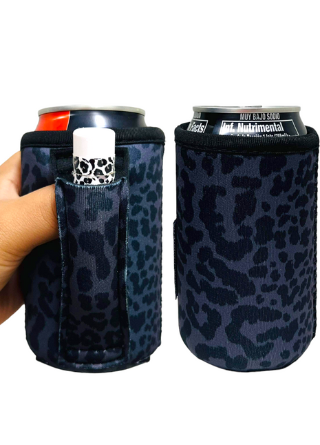 Black Leopard 12oz Stubby Can Handler™