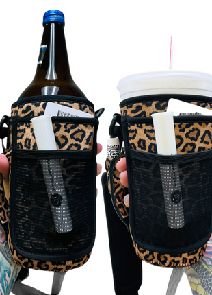 Leopard 30-40oz Tumbler Handler™  With Carrying Strap