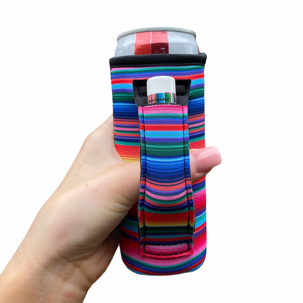 Pink Serape 12oz Slim Can Handler™