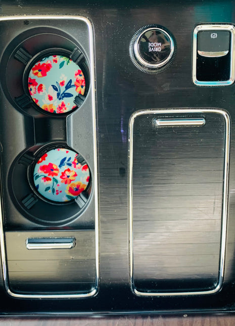 Spring Fling Neoprene Car Coasters